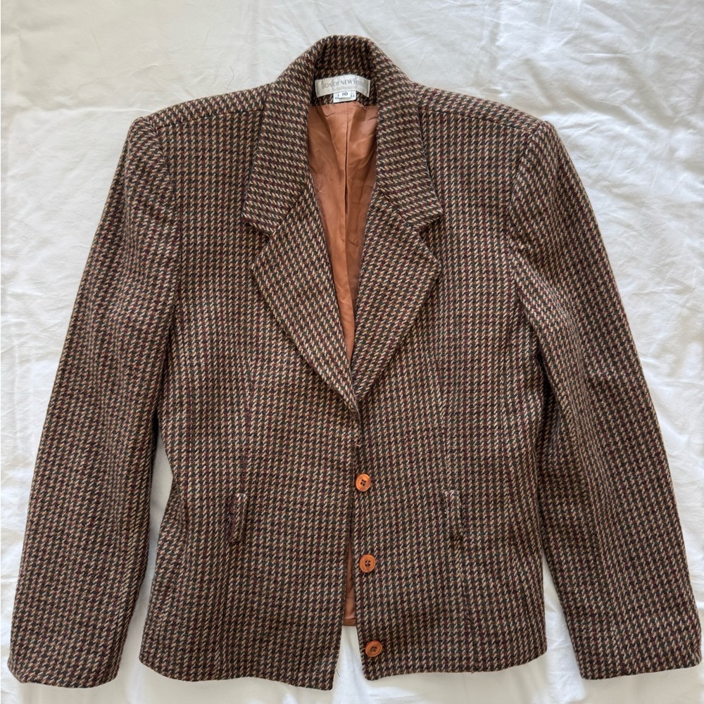 Vintage Jones New York Wool Blazer | Made in USA | Size 10